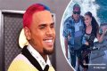 Chris Brown's Mom Joyce Hawkins Shares Rare Pic with Her Brother While on a Boat