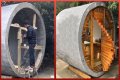 I turned a concrete water pipe into a stunning tiny home…I came up with the idea on a building site & it only cost £12k